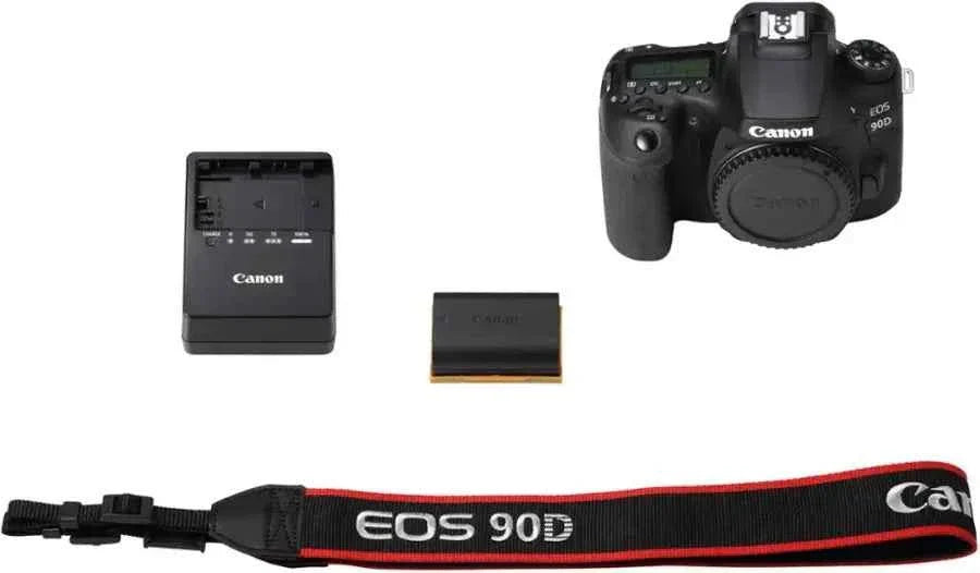 Canon EOS 90D 32.5MP APS - C DSLR Camera Body Only - Black - digitalfocuspro
