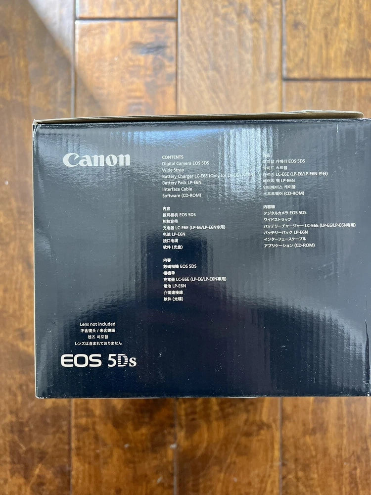 Canon EOS 5DS 50.6MP Full-Frame DSLR Camera (Body Only) – Brand New