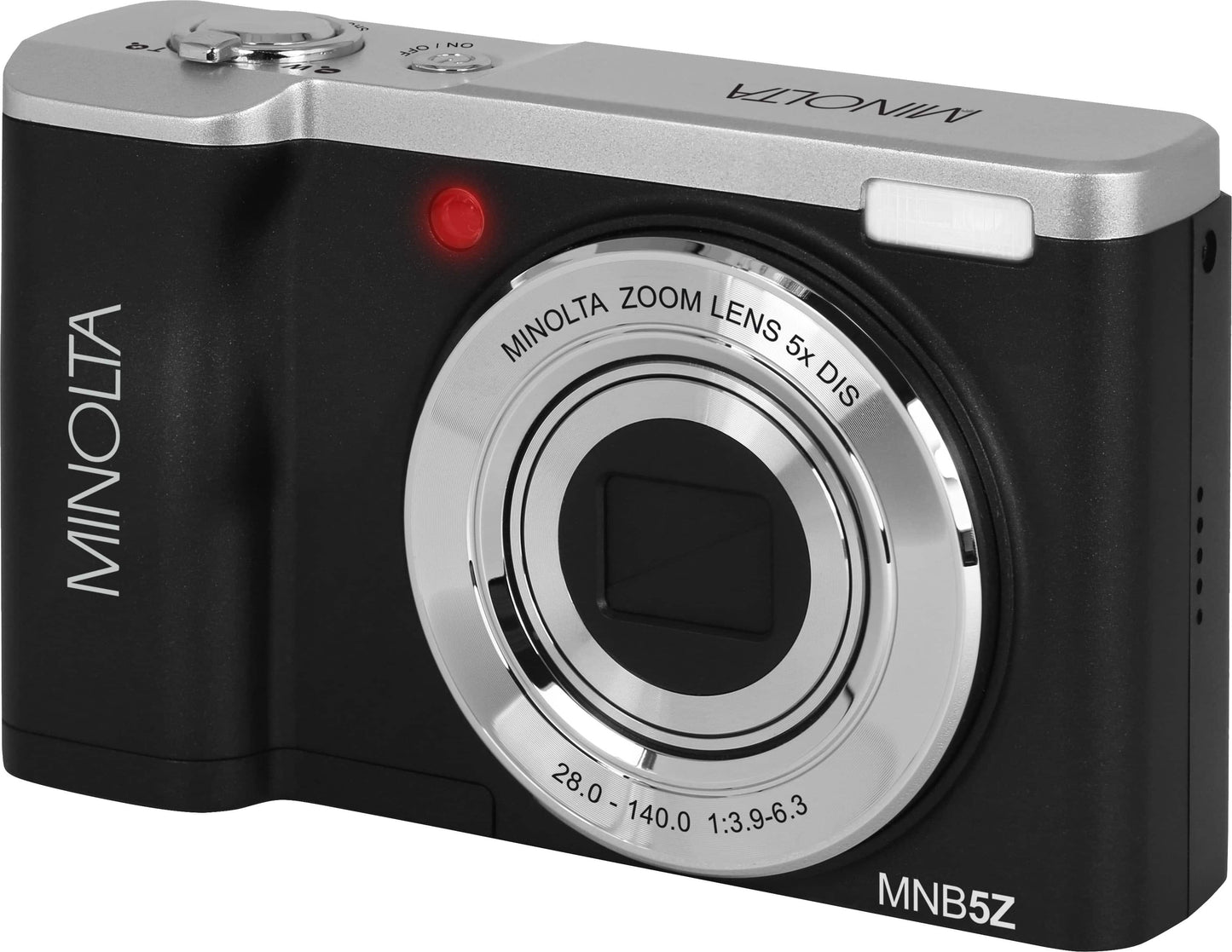 Minolta MNB5Z 56MP 5K Digital Camera with 5x Optical Zoom – Black (Brand New)