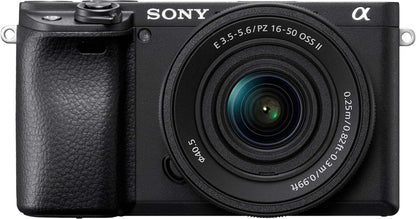 Sony Alpha 6400 APS-C Mirrorless Camera with E PZ 16-50mm F3.5-5.6 OSS Lens – Black (Brand New)