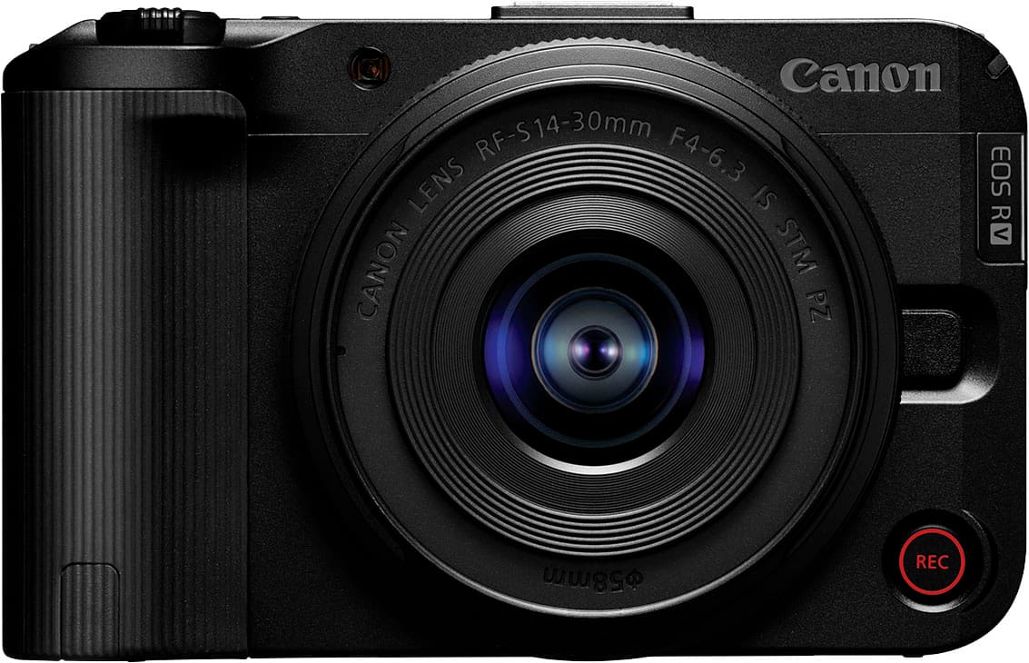 Canon EOS R50 V 4K Mirrorless Camera with RF-S 14-30mm F4-6.3 IS STM PZ Lens – Black (Brand New)