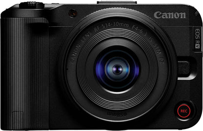 Canon EOS R50 V 4K Mirrorless Camera with RF-S 14-30mm F4-6.3 IS STM PZ Lens – Black (Brand New)