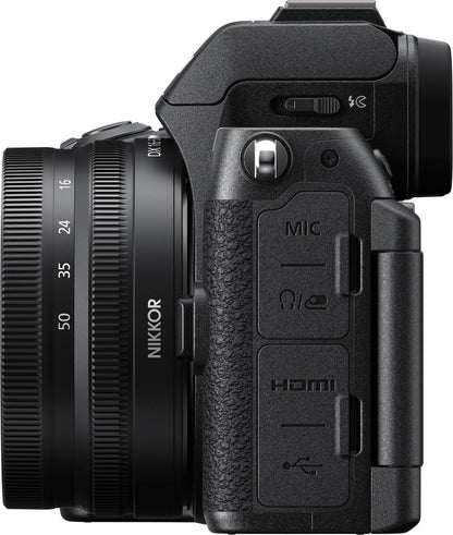 Nikon Z50 II Mirrorless Camera Two Lens Kit with 16-50mm & 50-250mm Lenses – Black (Brand New)