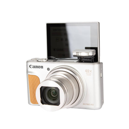 Canon PowerShot SX740 HS 20.3MP 40x Zoom Compact Digital Camera – Silver (Brand New)