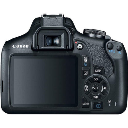 Canon EOS Rebel T7 DSLR with 18-55mm IS II Lens + 32GB + Gadget Bag Bundle