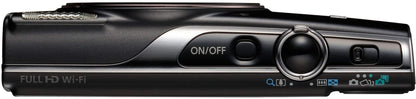 Canon PowerShot ELPH 360 HS 20.2MP 12x Optical Zoom Slim Compact Camera – Black (Brand New)