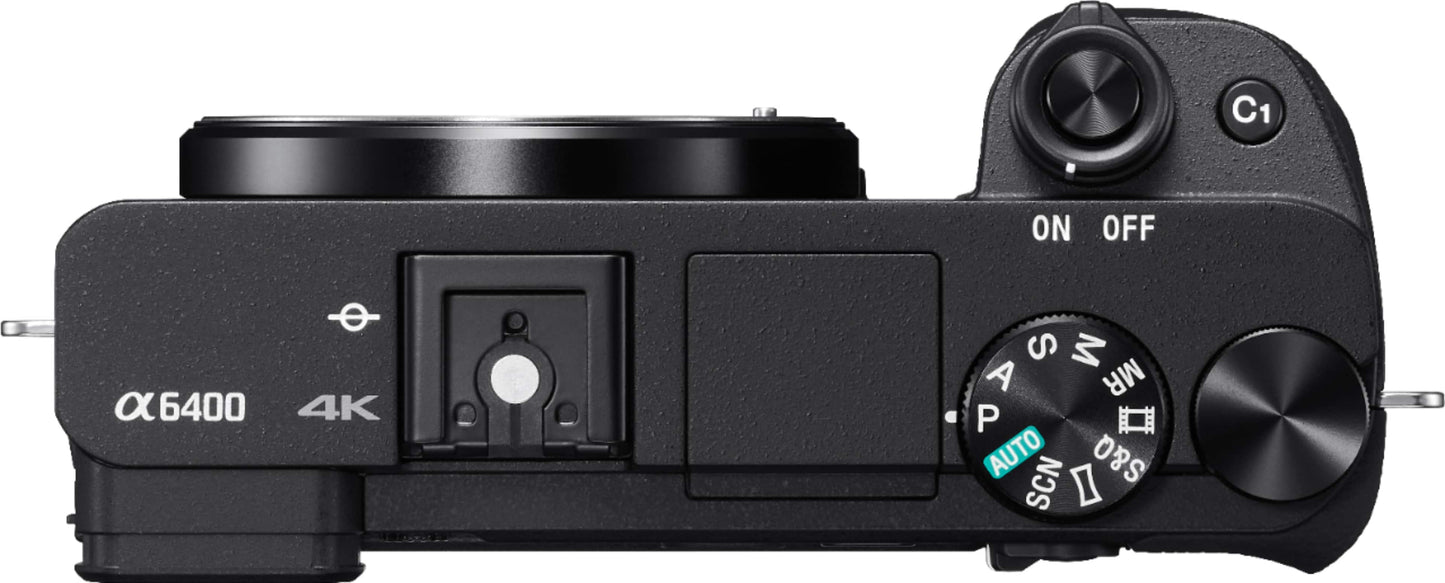 Sony Alpha 6400 APS-C Mirrorless Camera (Body Only) – Black (Brand New)