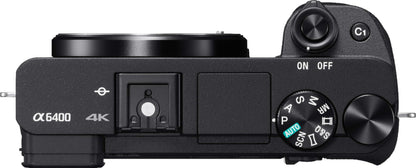 Sony Alpha 6400 APS-C Mirrorless Camera (Body Only) – Black (Brand New)