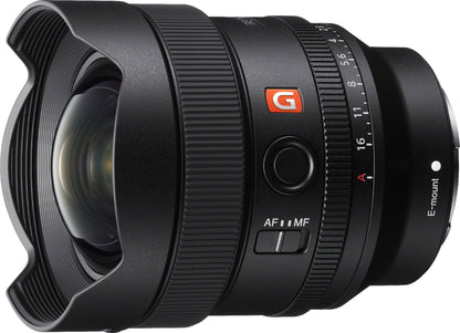 Sony FE 14mm F1.8 GM G Master Wide-Angle Prime Lens for E-Mount Cameras – Black (Brand New)