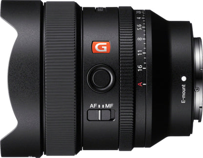 Sony FE 14mm F1.8 GM G Master Wide-Angle Prime Lens for E-Mount Cameras – Black (Brand New)