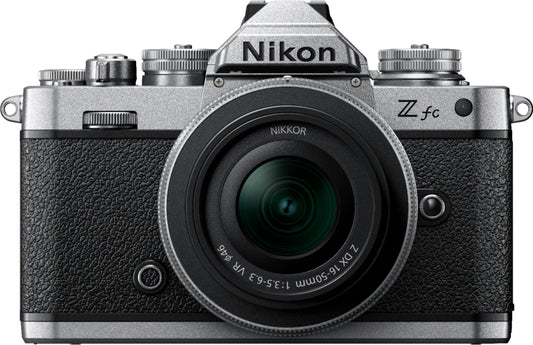 Nikon Z fc 20.9MP APS-C Mirrorless Camera with NIKKOR Z DX 16-50mm f/3.5-6.3 VR Lens – Black/Silver (Brand New)