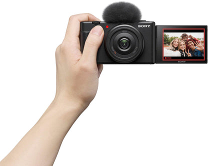 Sony ZV-1F Ultra-Wide Vlog Camera for Content Creators – Black (Brand New)