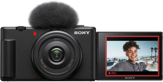 Sony ZV-1F Ultra-Wide Vlog Camera for Content Creators – Black (Brand New)