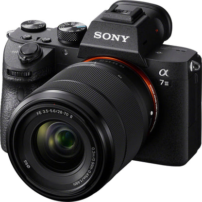 Sony Alpha 7 III 24.2MP Full-Frame Mirrorless Camera with 28-70mm Lens – Black (Brand New)