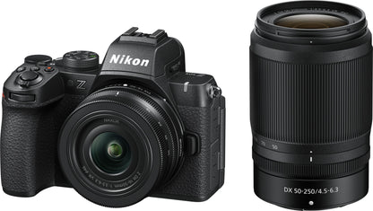 Nikon Z50 II Mirrorless Camera Two Lens Kit with 16-50mm & 50-250mm Lenses – Black (Brand New)