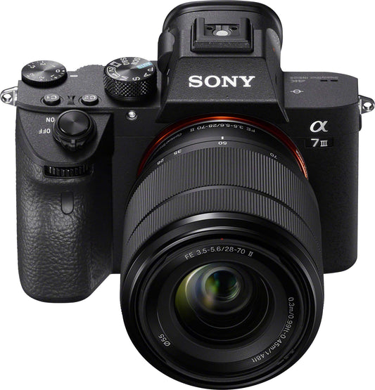Sony Alpha 7 III 24.2MP Full-Frame Mirrorless Camera with 28-70mm Lens – Black (Brand New)