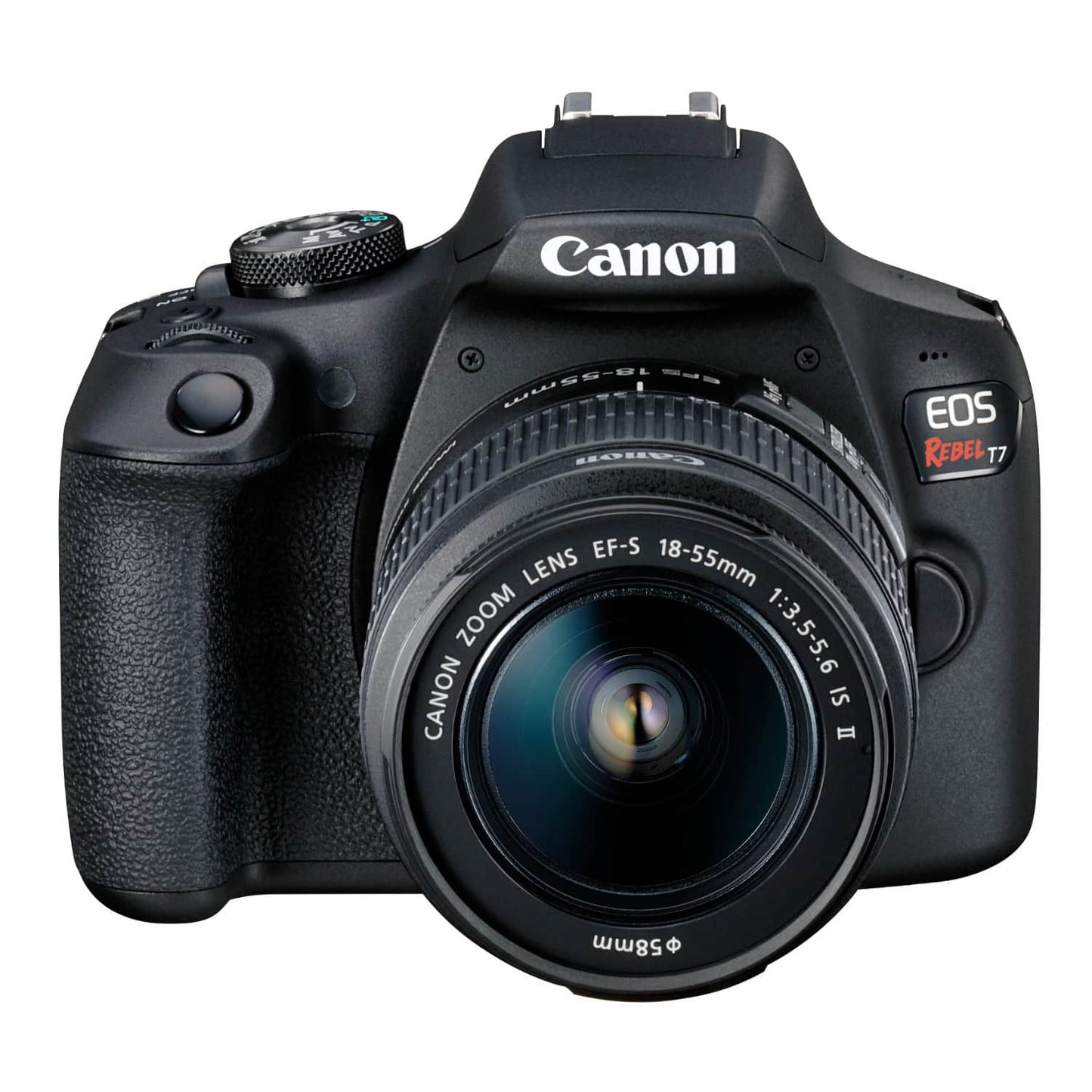 Canon EOS Rebel T7 DSLR Camera with EF-S 18-55mm F3.5-5.6 IS II Lens Kit – Black (Brand New)