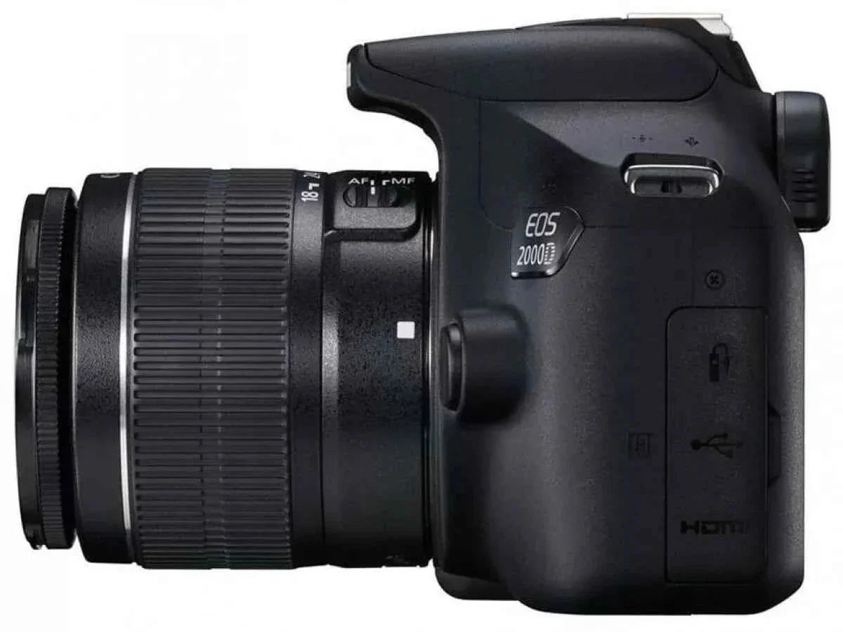 Canon EOS 2000D / Rebel T7 24.1MP DSLR Camera + 18 - 55mm Lens Kit - digitalfocuspro