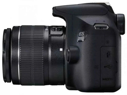 Canon EOS 2000D / Rebel T7 24.1MP DSLR Camera + 18 - 55mm Lens Kit - digitalfocuspro