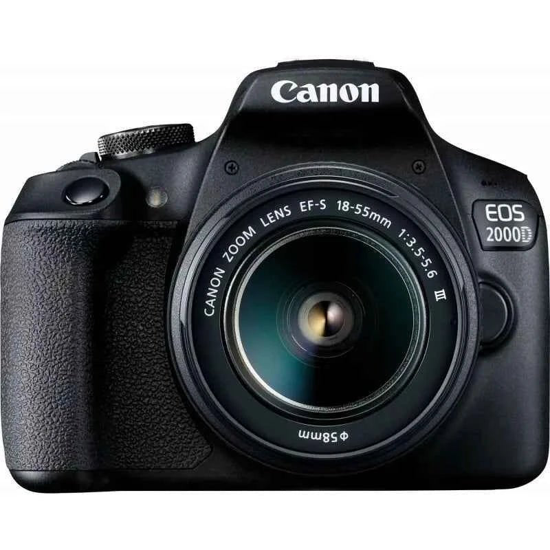 Canon EOS 2000D / Rebel T7 24.1MP DSLR Camera + 18 - 55mm Lens Kit - digitalfocuspro
