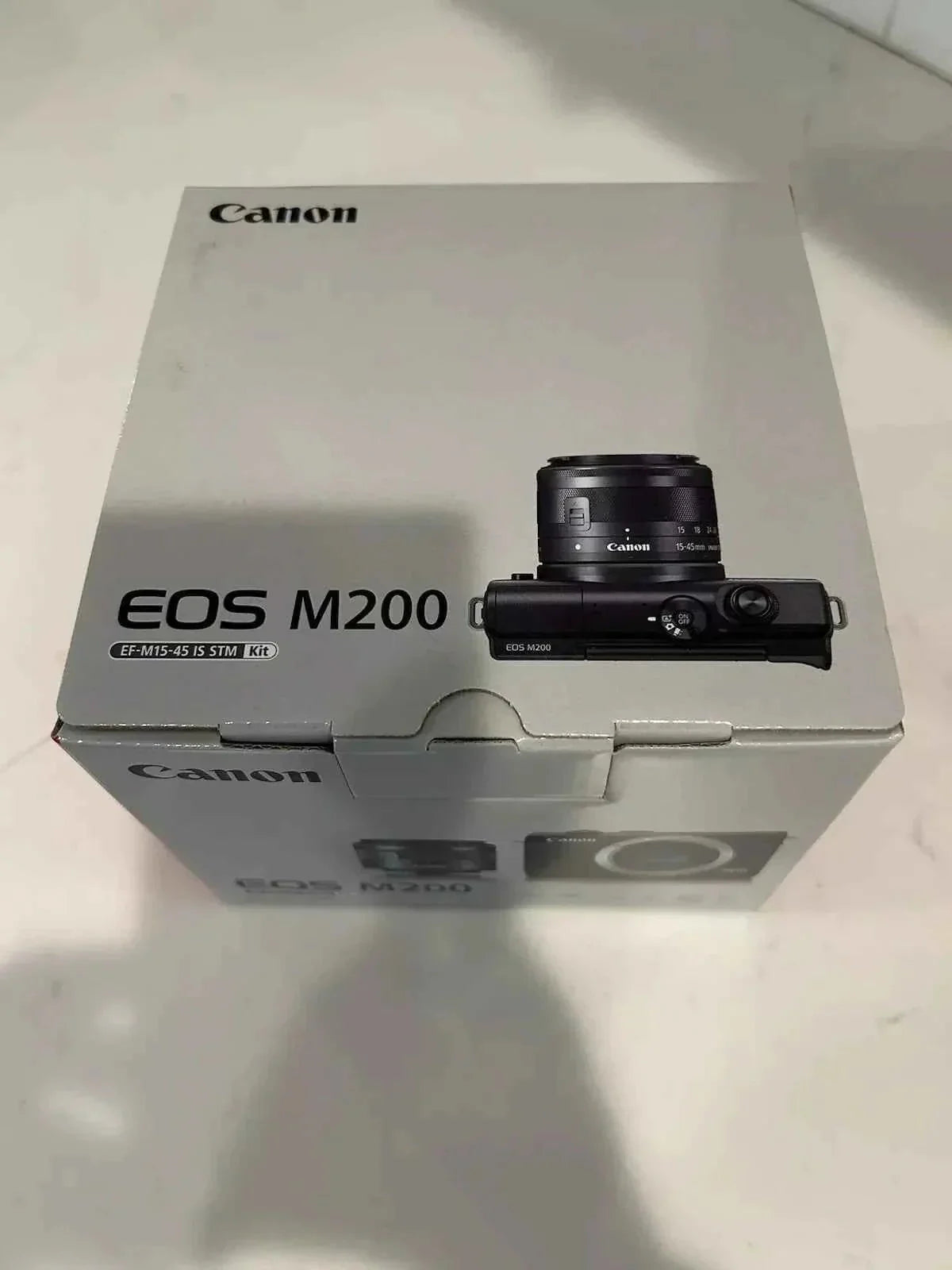 Canon EOS M200 24.1MP Mirrorless Camera with 15 - 45mm Lens - Black - digitalfocuspro