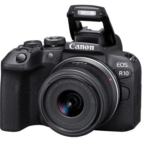 Canon EOS R10 24.2MP APS - C Mirrorless Camera Body Only - Black - digitalfocuspro