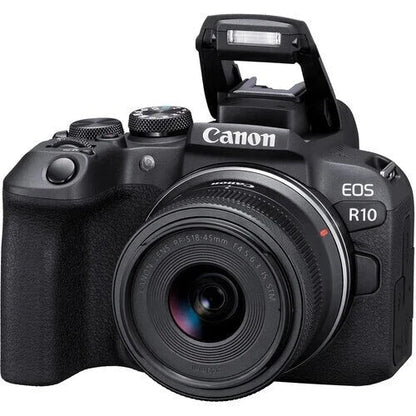 Canon EOS R10 24.2MP APS - C Mirrorless Camera Body Only - Black - digitalfocuspro