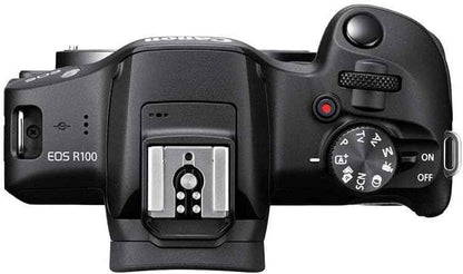 Canon EOS R100 24.1MP APS - C Mirrorless Camera + RF - S 18 - 45mm Lens Kit - digitalfocuspro