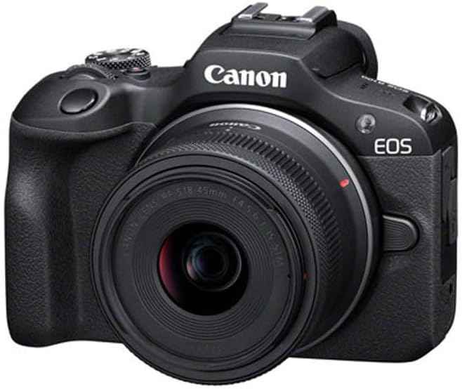 Canon EOS R100 24.1MP APS - C Mirrorless Camera + RF - S 18 - 45mm Lens Kit - digitalfocuspro