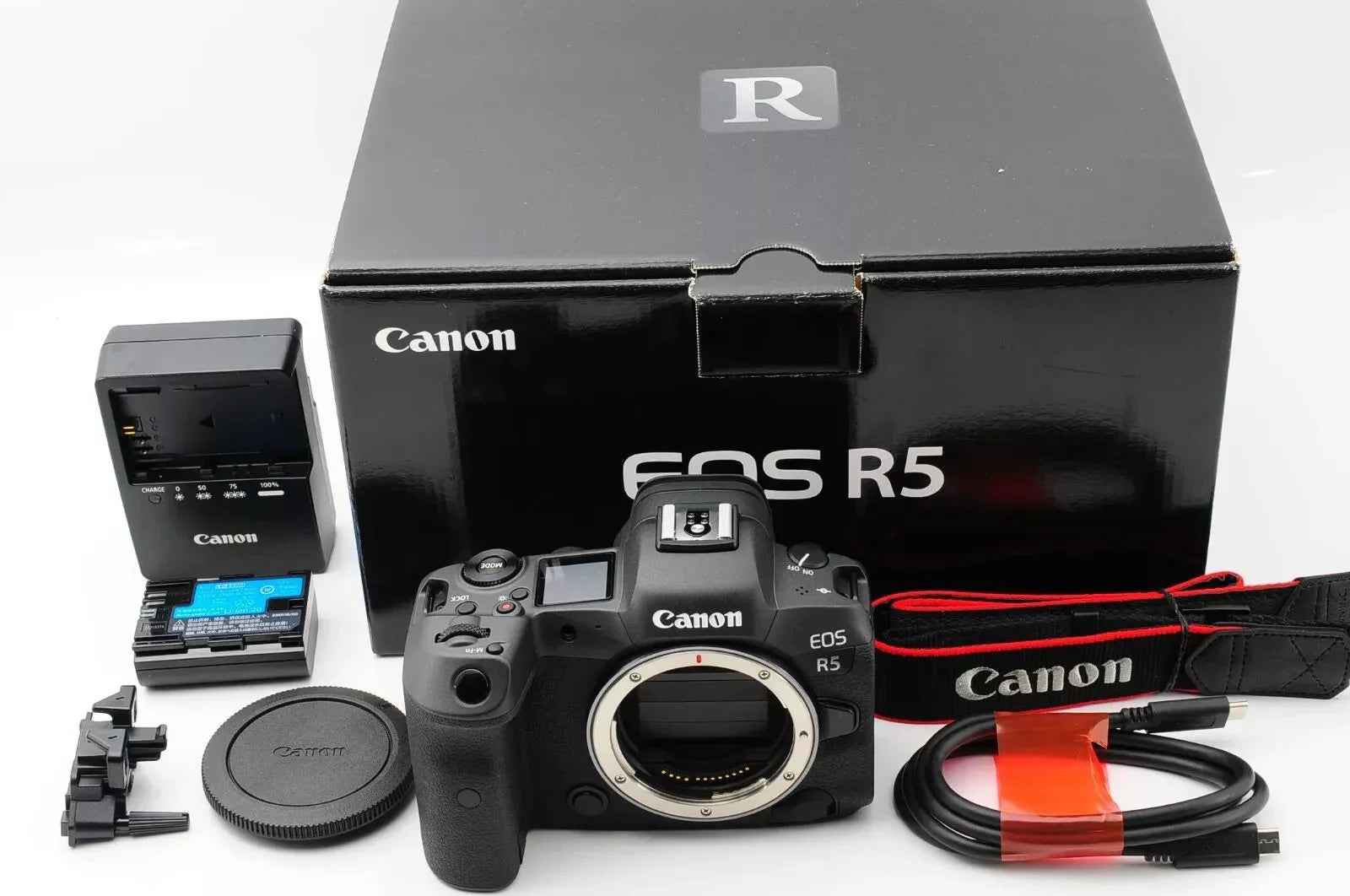 Canon EOS R5 45MP Full - Frame Mirrorless Camera Body Only - Black - digitalfocuspro