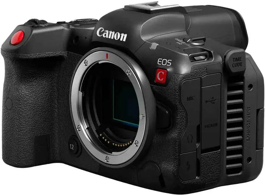 Canon EOS R5 C 45MP 8K Cinema Camera + RF 24 - 105mm f/4L Lens Kit - Black - digitalfocuspro