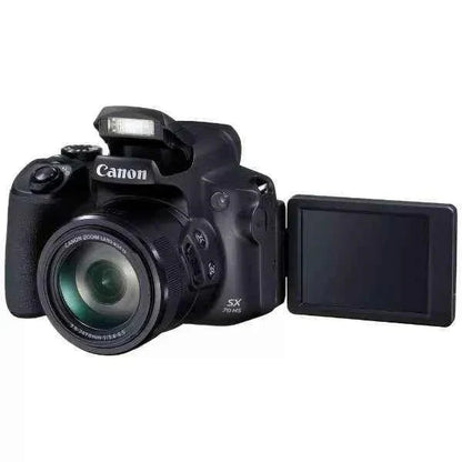 Canon PowerShot SX70 HS 20.3MP Bridge Camera - Black (65x Zoom, 4K) - digitalfocuspro