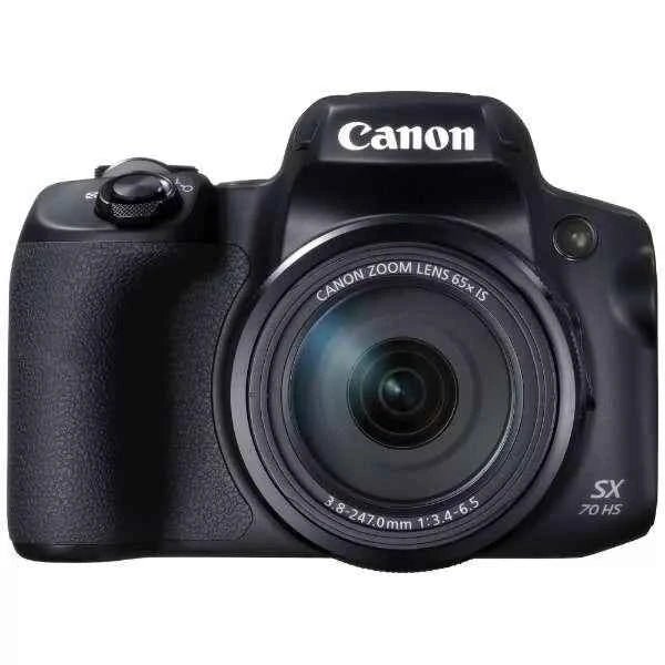 Canon PowerShot SX70 HS 20.3MP Bridge Camera - Black (65x Zoom, 4K) - digitalfocuspro