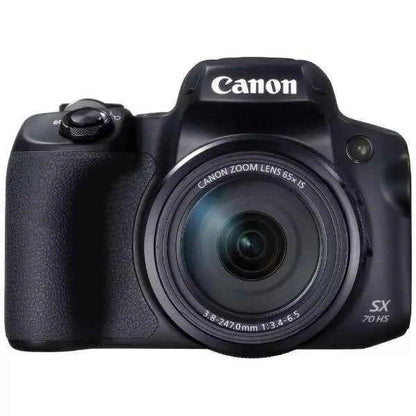 Canon PowerShot SX70 HS 20.3MP Bridge Camera - Black (65x Zoom, 4K) - digitalfocuspro