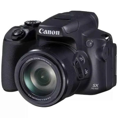 Canon PowerShot SX70 HS 20.3MP Bridge Camera - Black (65x Zoom, 4K) - digitalfocuspro