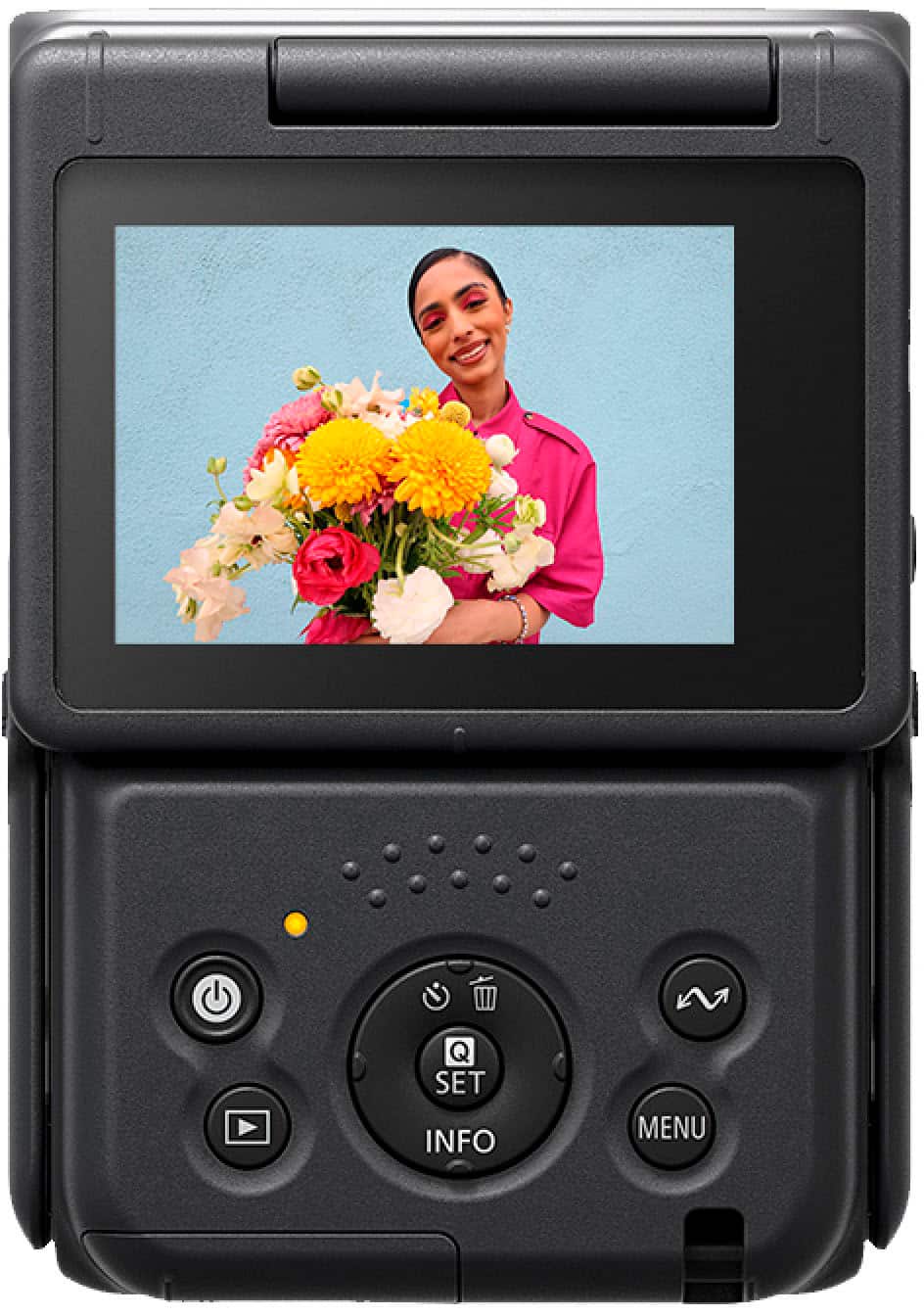 Canon PowerShot V10 20.9MP 4K Vlogging Camera for Content Creators – Silver (Brand New)
