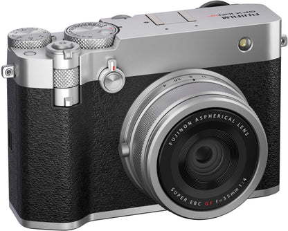 Fujifilm GFX100RF 102MP Medium Format Mirrorless Camera (Body Only) – Silver (Brand New)