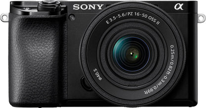 Sony Alpha 6100 APS-C Mirrorless Camera with E PZ 16-50mm Lens Kit – Black (Brand New)
