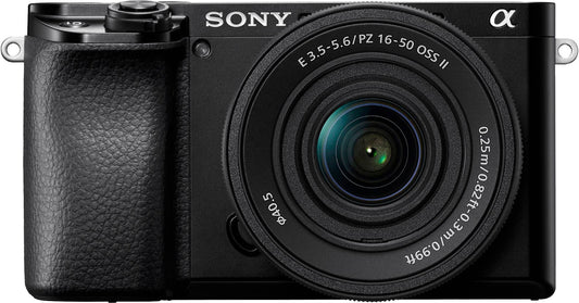 Sony Alpha 6100 APS-C Mirrorless Camera with E PZ 16-50mm Lens Kit – Black (Brand New)