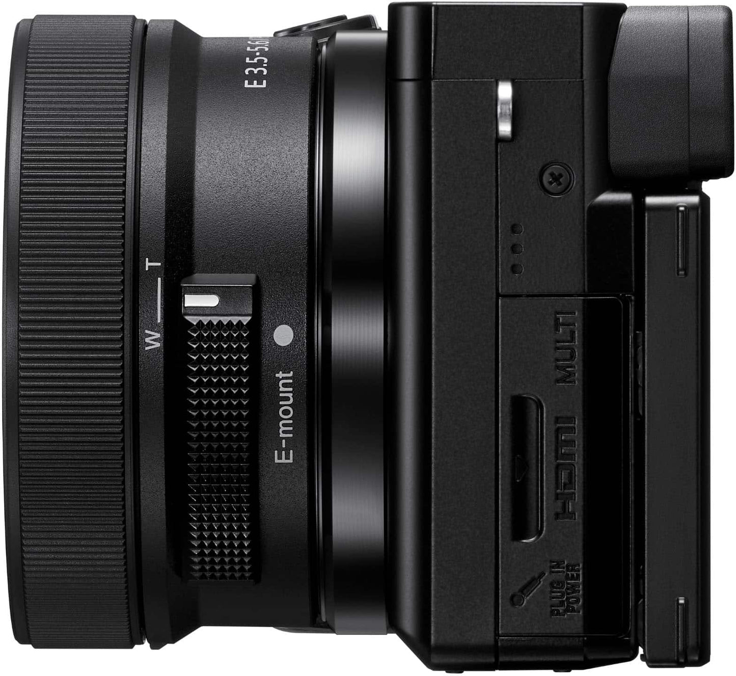 Sony Alpha 6100 APS-C Mirrorless Camera with E PZ 16-50mm & 55-210mm Two Lens Kit – Black (Brand New)