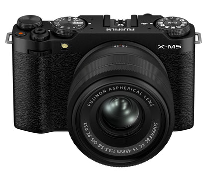 Fujifilm X-M5 Mirrorless Camera with XC 15-45mm F3.5-5.6 OIS PZ Lens Kit – Brand New