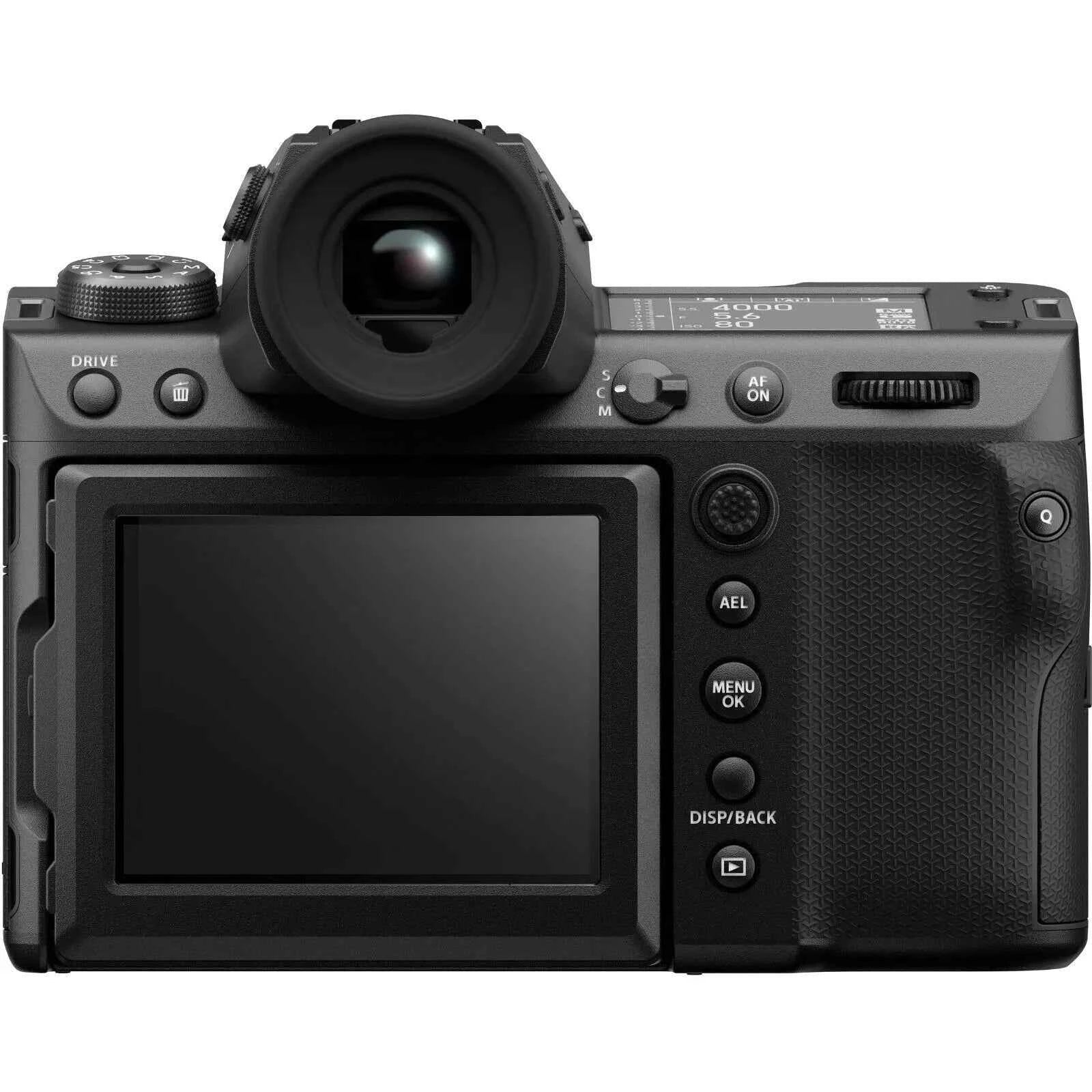 Fujifilm GFX 100 II 102MP Medium Format Mirrorless Camera Body - Black - digitalfocuspro