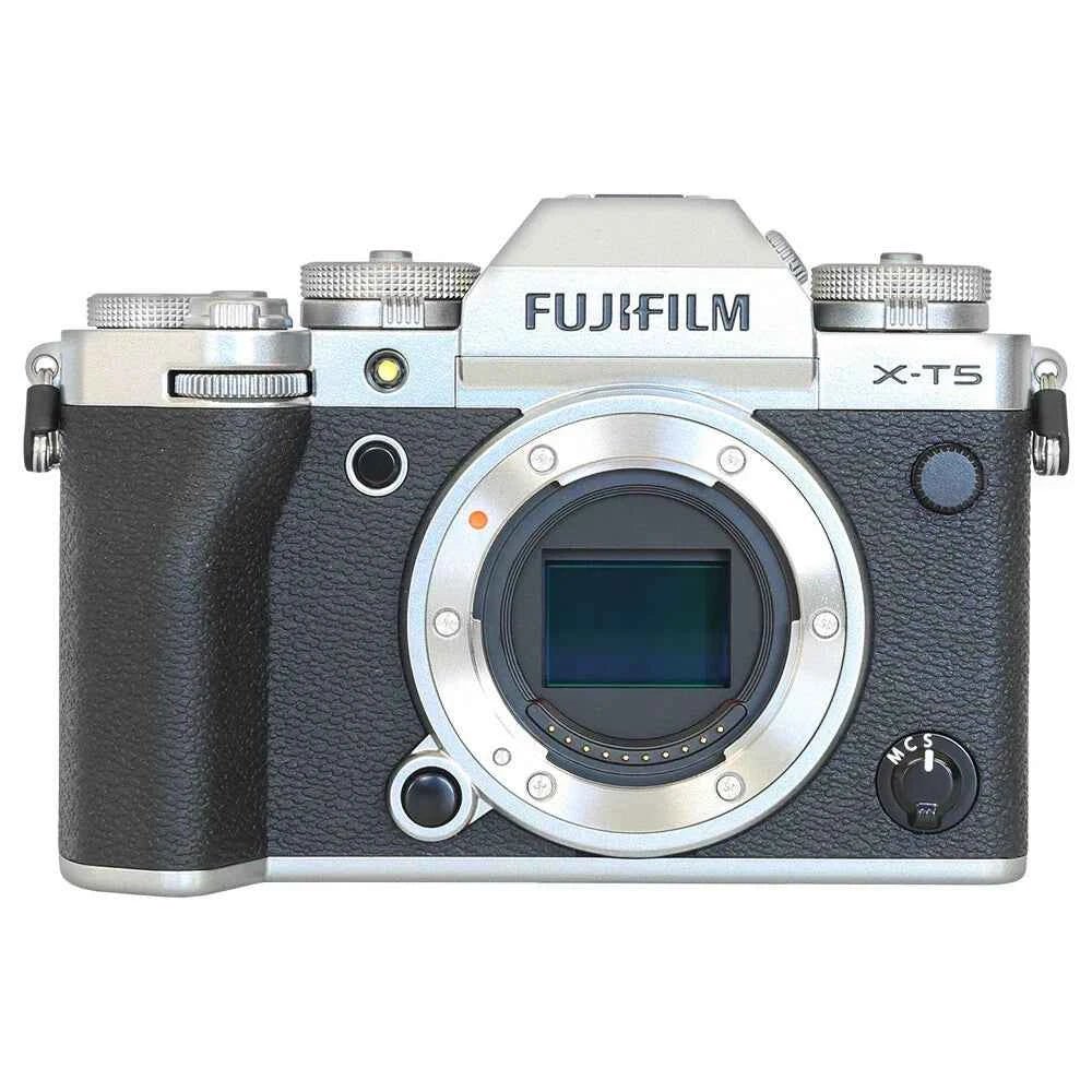 Fujifilm X - T5 40.2MP APS - C Mirrorless Camera Body Only - Silver - digitalfocuspro