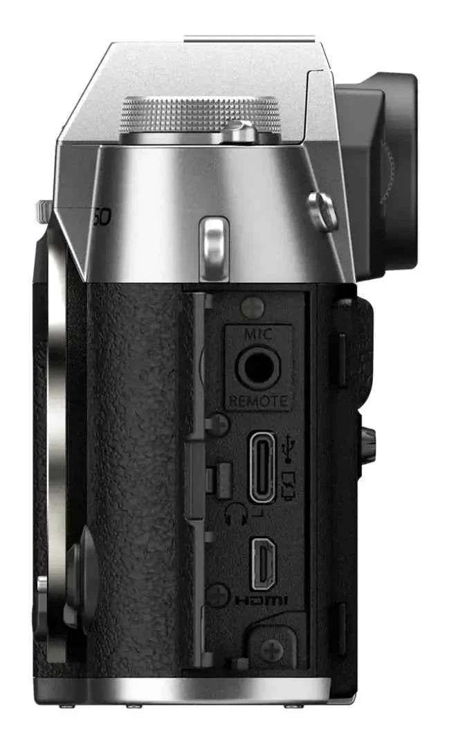Fujifilm X - T50 40.2MP APS - C Mirrorless Camera Body Only - Silver - digitalfocuspro