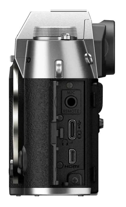 Fujifilm X - T50 40.2MP APS - C Mirrorless Camera Body Only - Silver - digitalfocuspro