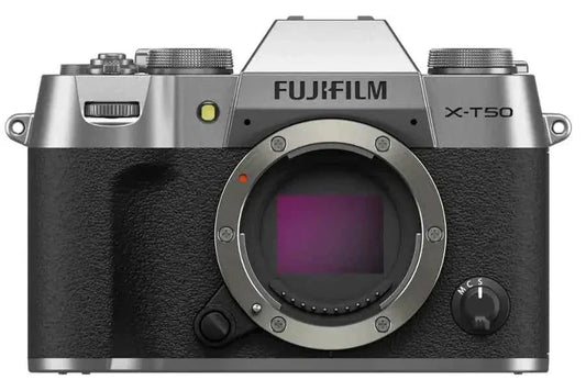 Fujifilm X - T50 40.2MP APS - C Mirrorless Camera Body Only - Silver - digitalfocuspro