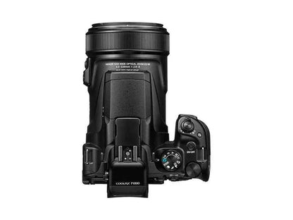 Nikon COOLPIX P1000 16MP Bridge Camera - Black (125x Zoom, 24 - 3000mm) - digitalfocuspro