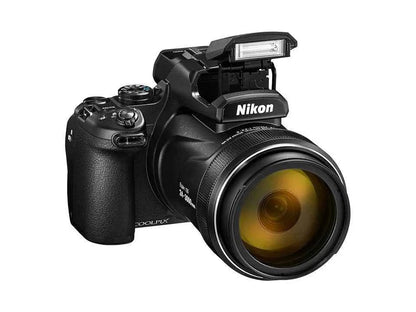 Nikon COOLPIX P1000 16MP Bridge Camera - Black (125x Zoom, 24 - 3000mm) - digitalfocuspro