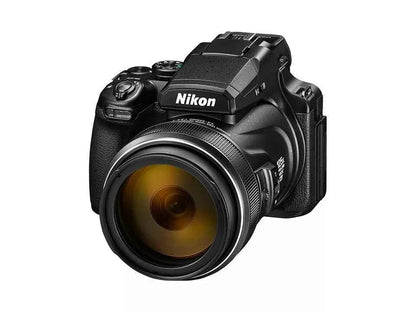 Nikon COOLPIX P1000 16MP Bridge Camera - Black (125x Zoom, 24 - 3000mm) - digitalfocuspro