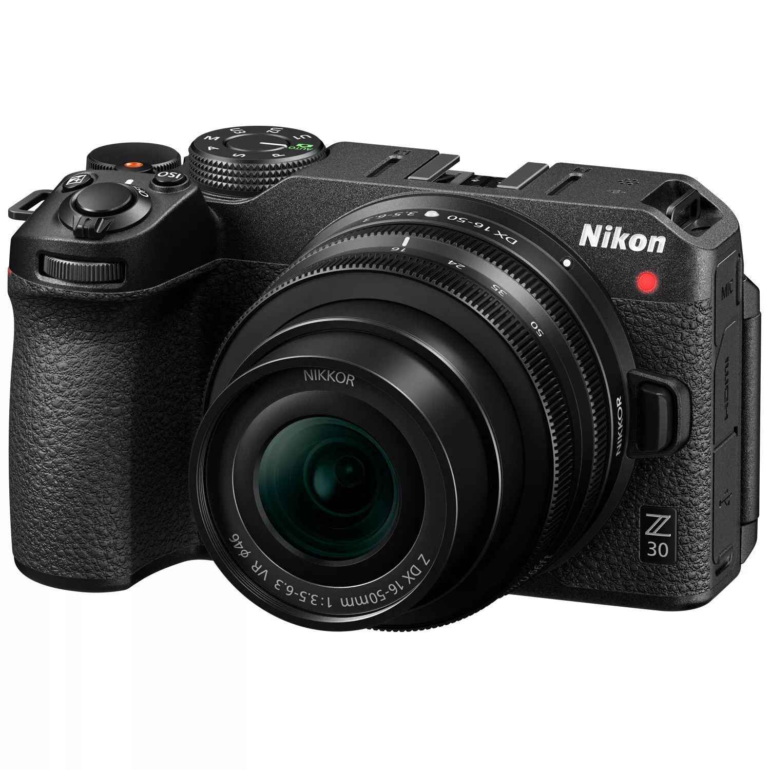 Nikon Z 30 20.9MP Mirrorless Vlog Camera with 16 - 50mm Lens - Black - digitalfocuspro